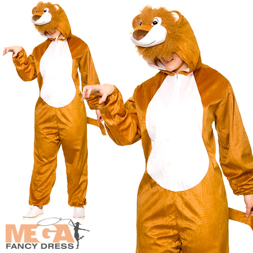 Deluxe Adults Lion Animal Costume