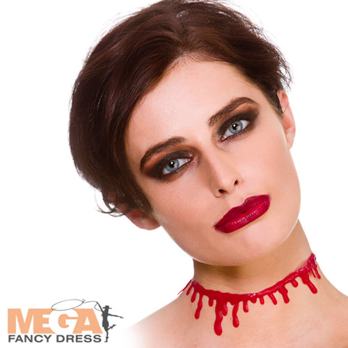 Dripping Blood Choker Gruesome Jewelry Accessory