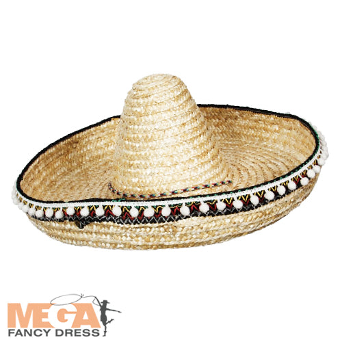 Deluxe Mexican Sombrero Hat