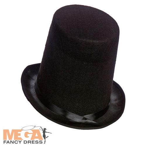 Perfect Fit Deluxe Stovepipe Hat Victorian Costume Accessory