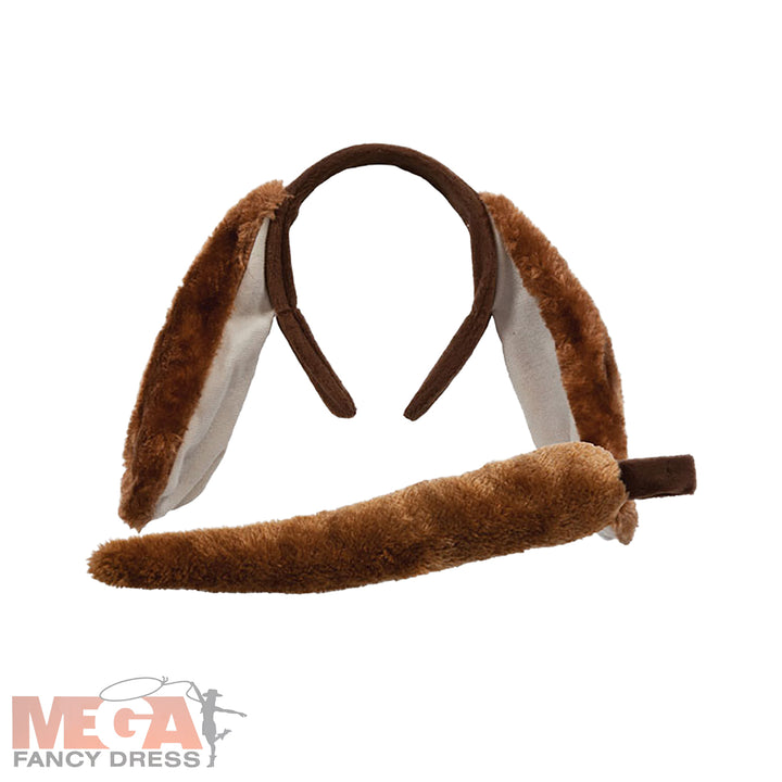 Puppy Dog Ears and Tail Animal Costume Accessory Set