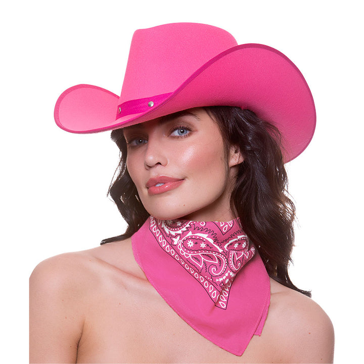 Pink Cowboy Bandana