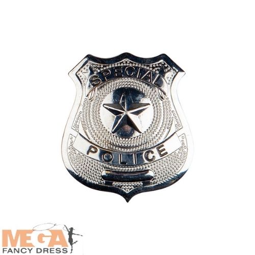 Police Badge Cops & Robbers Costume Accessory