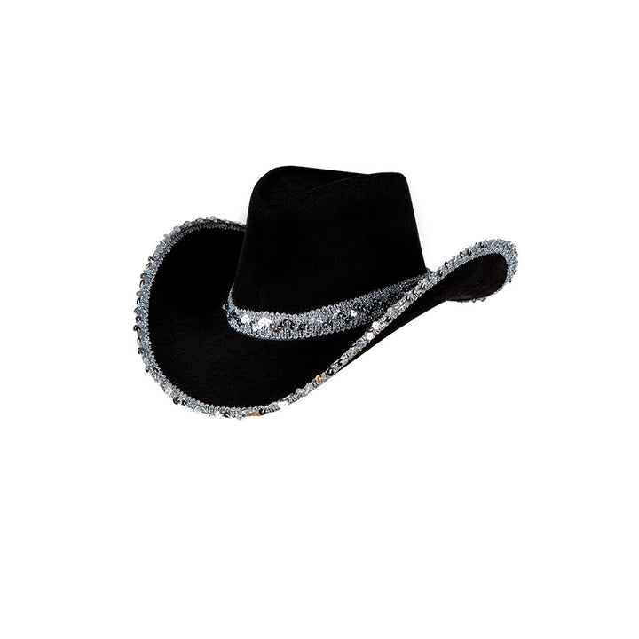 Texan Cowgirl - Black with Sequins