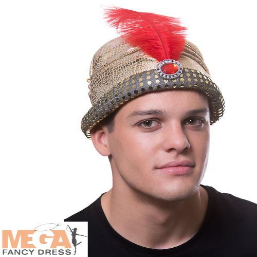 Arabian Sultan Hat Middle Eastern Headpiece