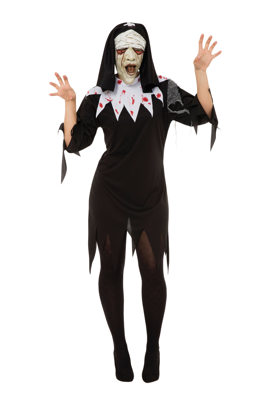 Zombie Nun Costume Horrifying Religious Attire