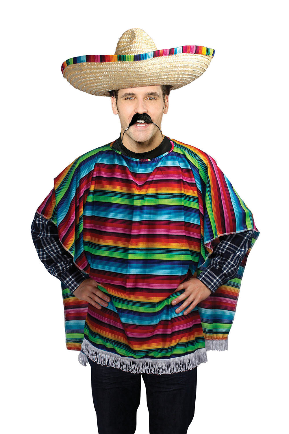Mexican Poncho Fancy Dress Accessory