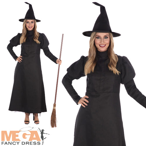 Ladies Classic Witch Emerald Book Day Halloween Costume