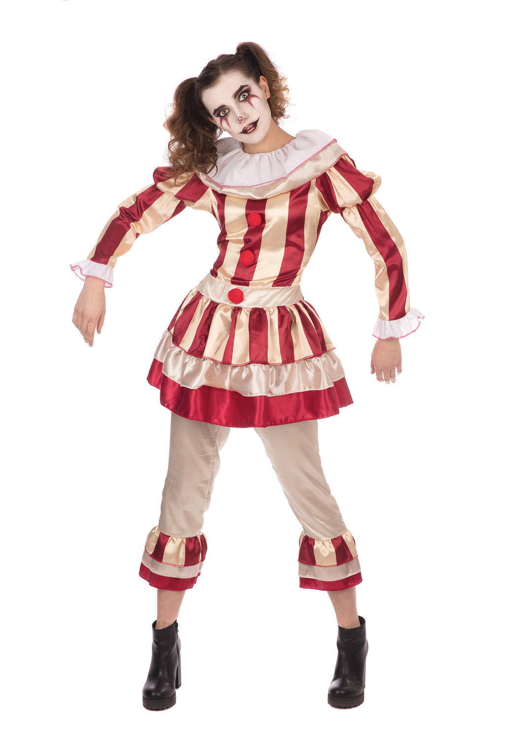 Ladies Carnival Circus Clown Halloween Costume