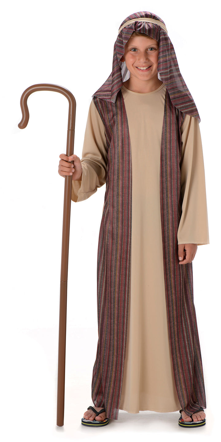 Boys Shepherd Nativity Kids Christmas Fancy Dress Costumes