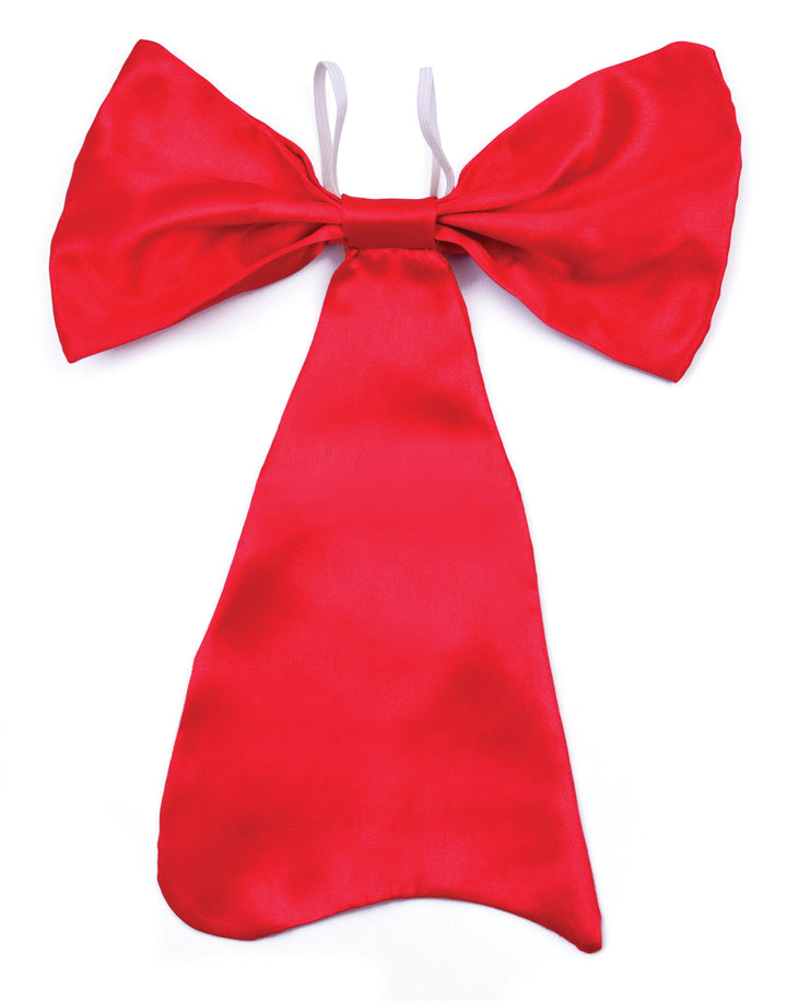 Large Red Bow Tie Formal Costume Accessory