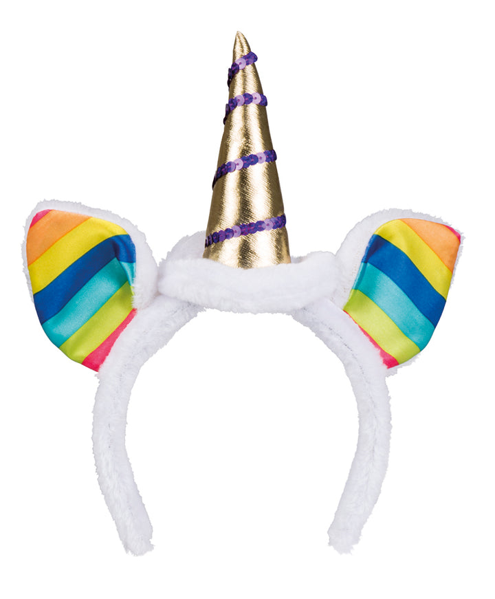 Rainbow Unicorn Tiara Magical Princess Accessory