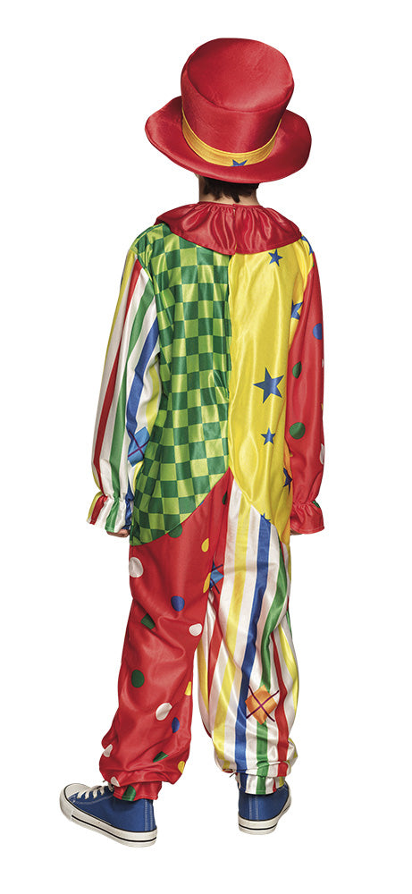 Kids Giggles Clown Funny Circus Carnival Fancy Dress Costume