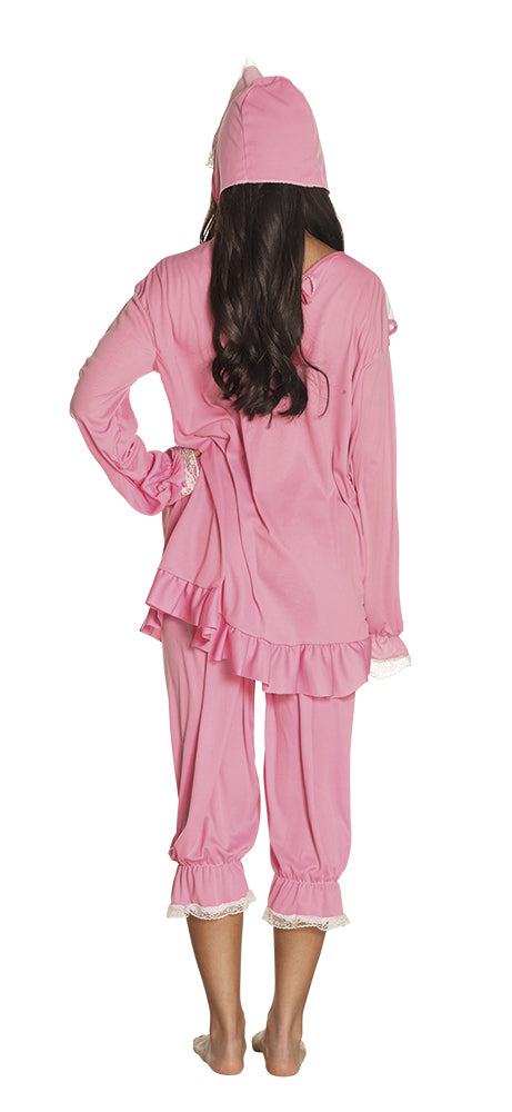 Ladies Big Cry Baby Pink Sleepsuit Fun Novelty Hen Costume