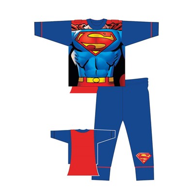 Official Boys Superman Kids Superhero Pyjamas
