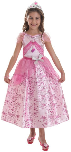 Barbie Pastel Pink Princess Girls Costume