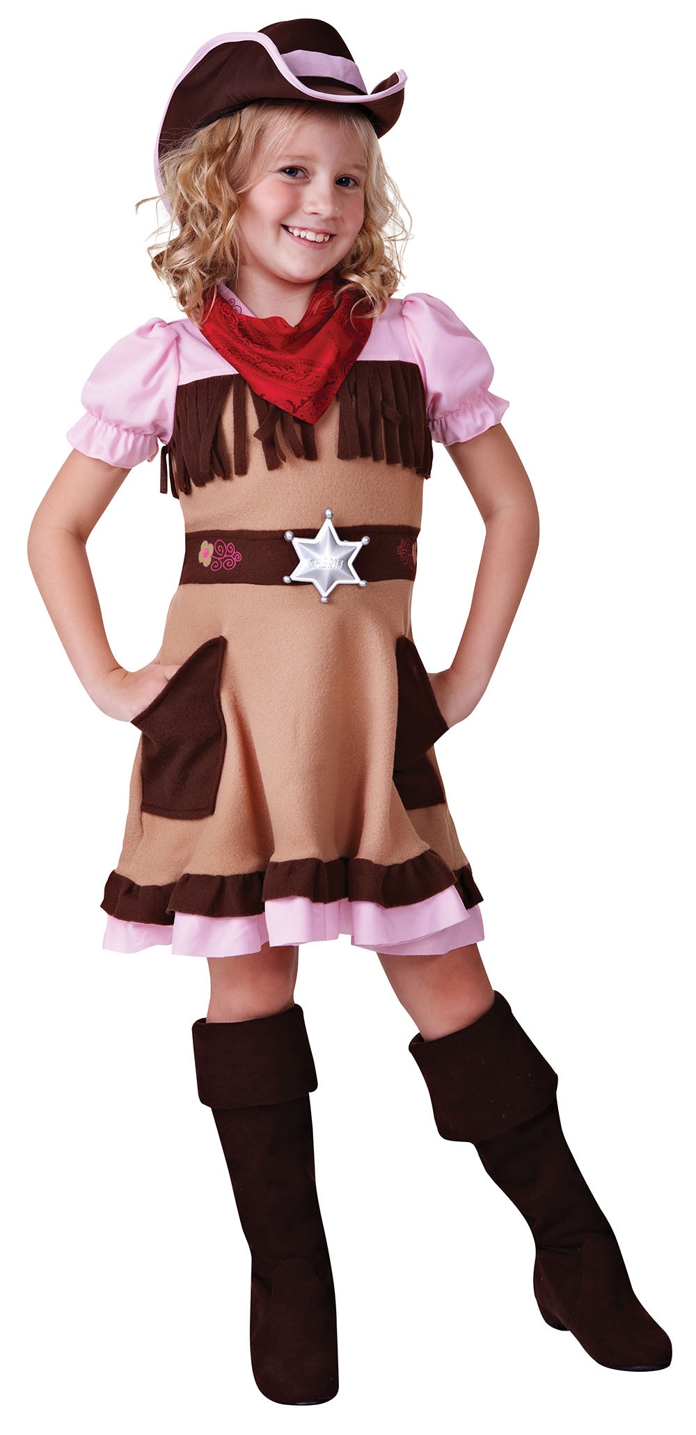 Girls Cowgirl Cutie Wild West Cowboys & Indians Costume