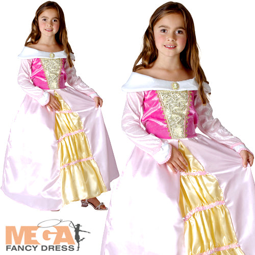 Girls Sleeping Princess Fairy Tale Book Day Costume