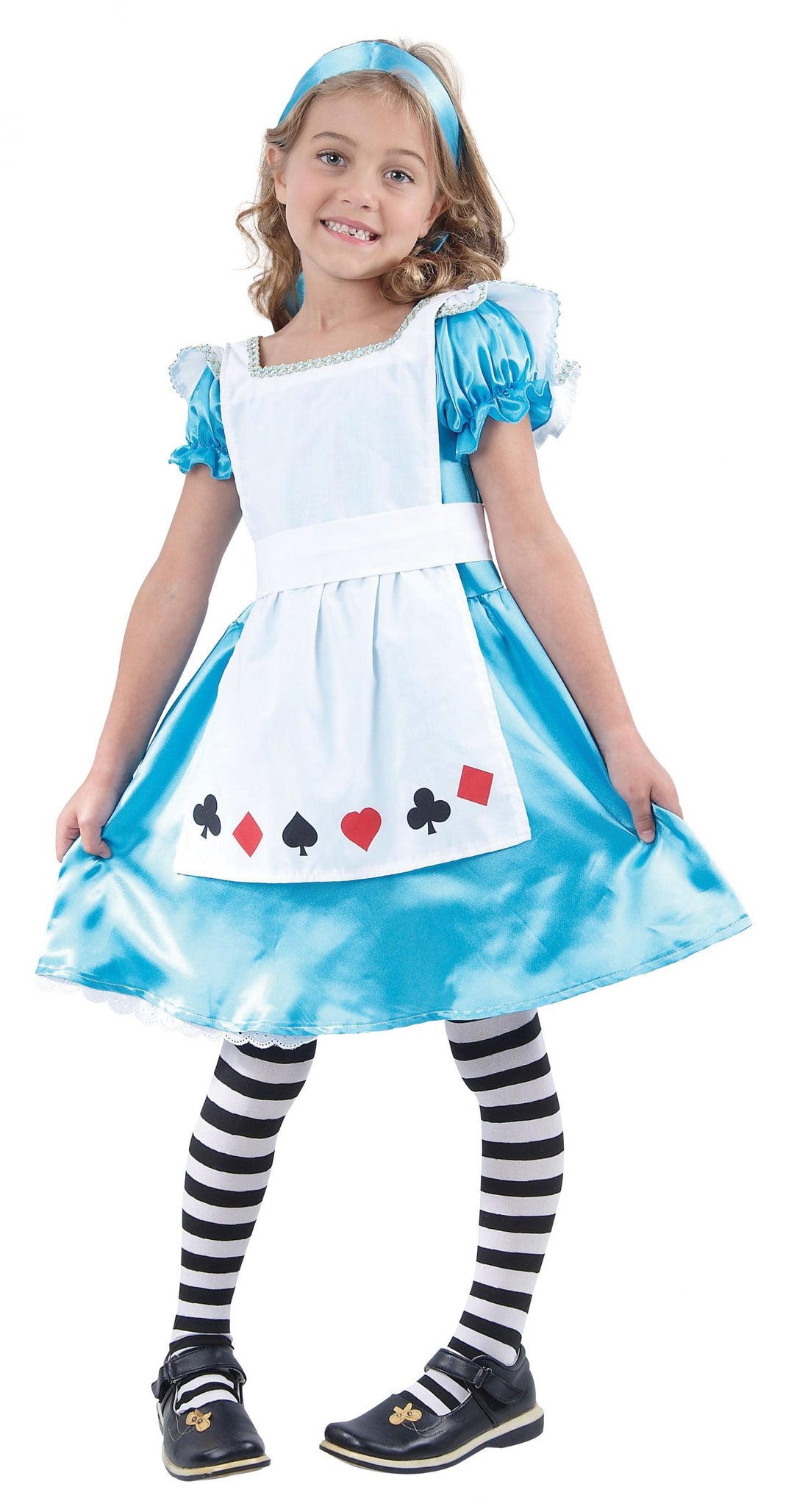Alice in Wonderland Girls Costume Fairytale Dress