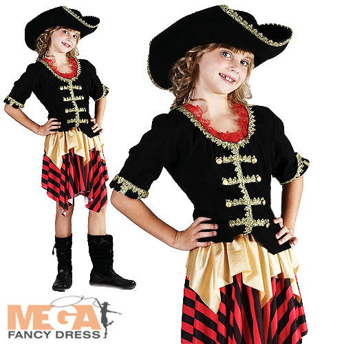 Girls Buccaneer Sweetie Pirate Adventure Costume