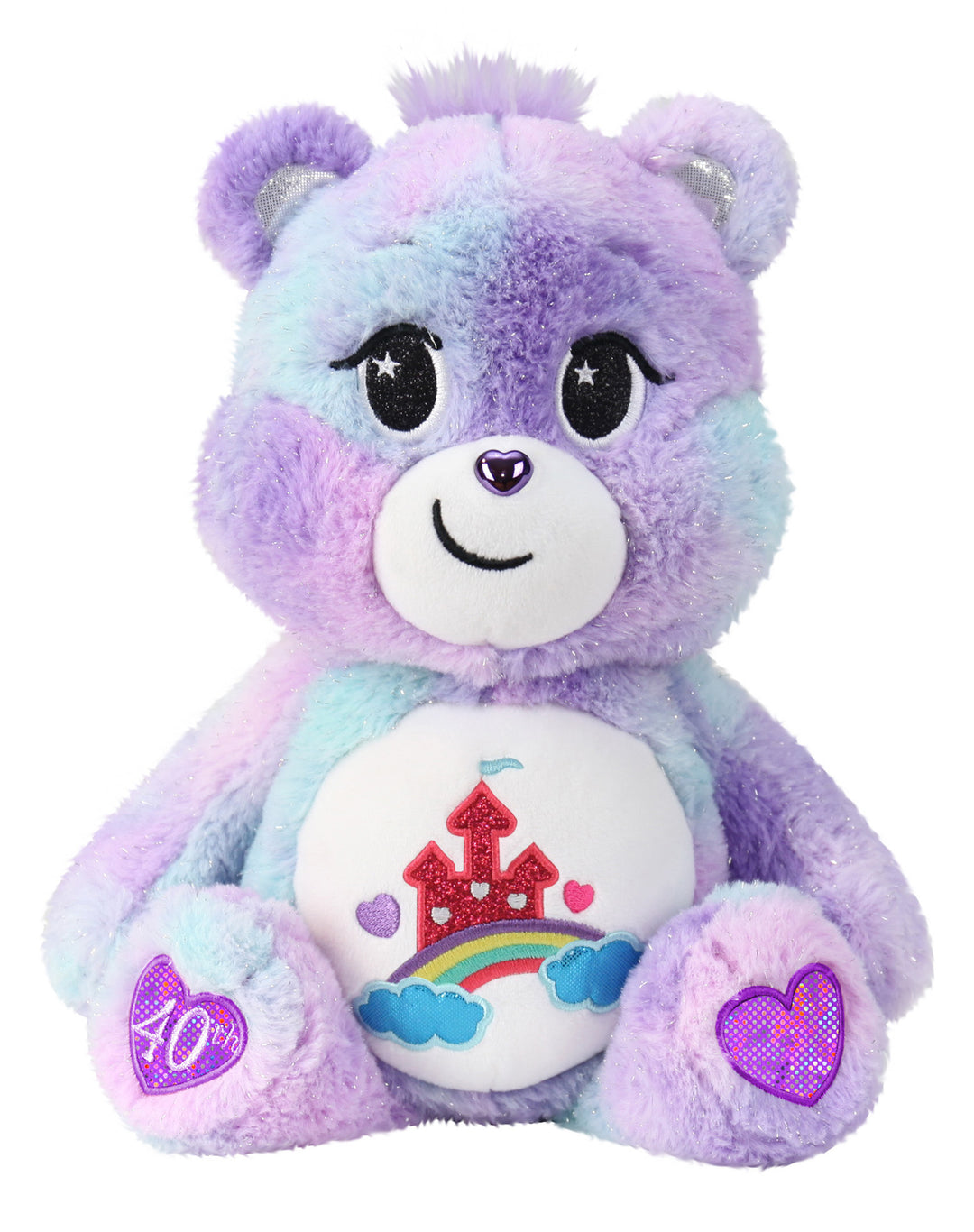 Official 35cm 40th Anniversary Care-A-Lot Care Bear