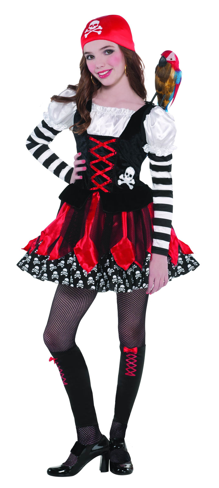 Girls Crossbone Cutie Pirate Adventure Costume