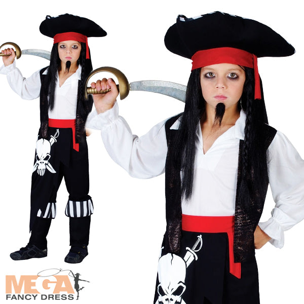 Boys Pirate Captain Blackheart Adventure Costume