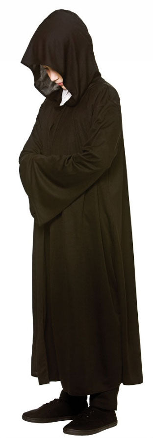 Black Hooded Robe Boys Costume Accessory