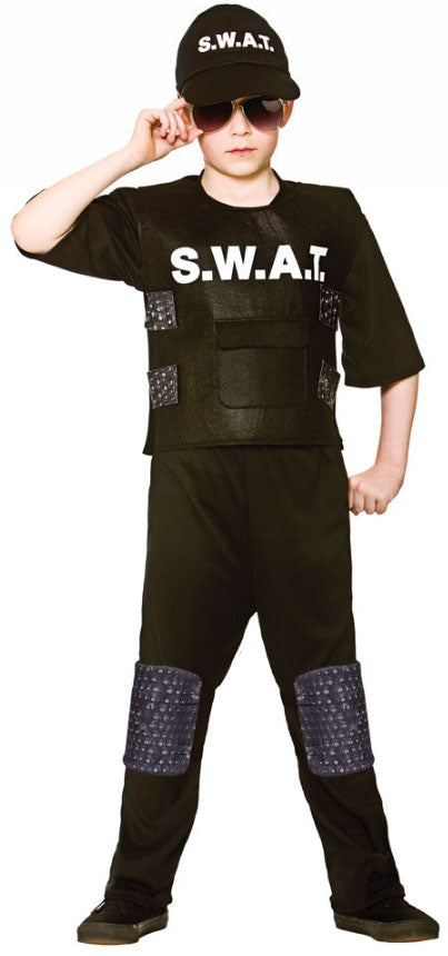 SWAT Team Commander Boys Law Enforcement Costume