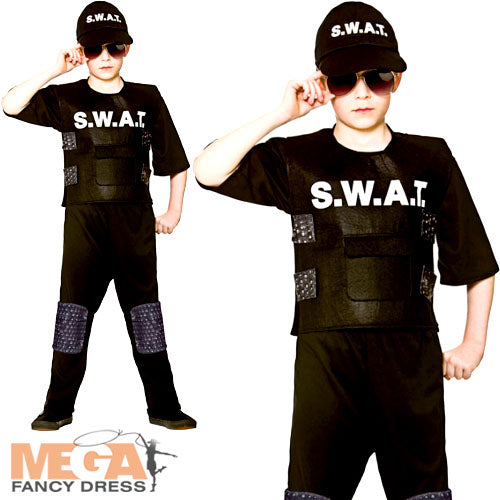 SWAT Team Commander Boys Law Enforcement Costume