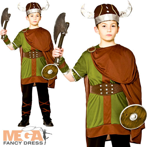 Viking Warrior Boys Historical Costume