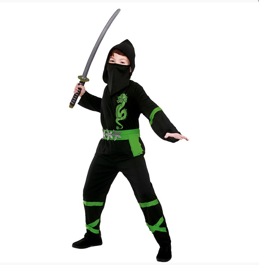 Green Power Ninja Warrior Costume