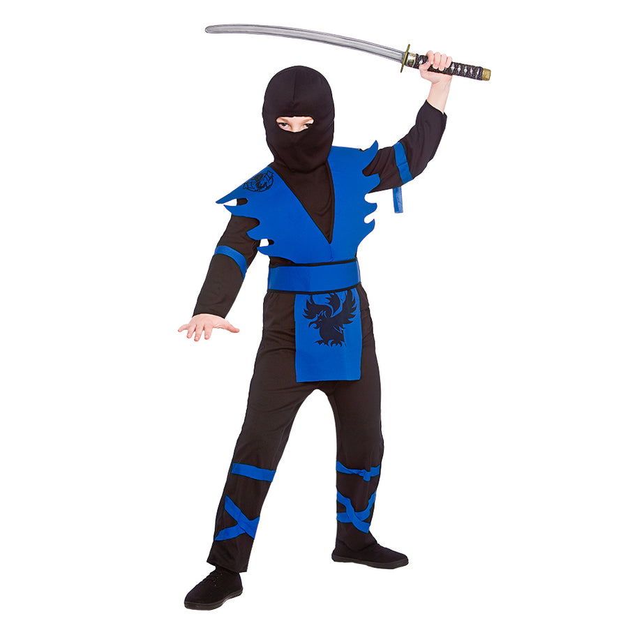 Boys Ninja Assassin Warrior Fancy Dress Costume