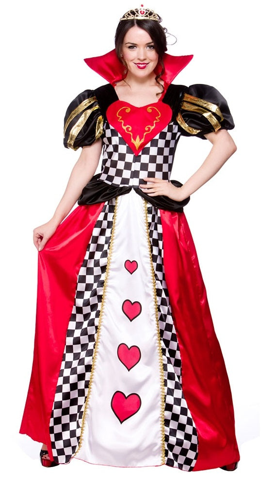 Queen of Hearts Wonderland Fancy Dress Costume