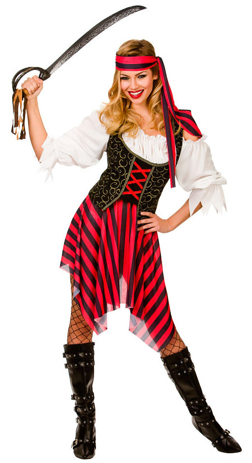 Ladies High Seas Pirate Adventure Costume
