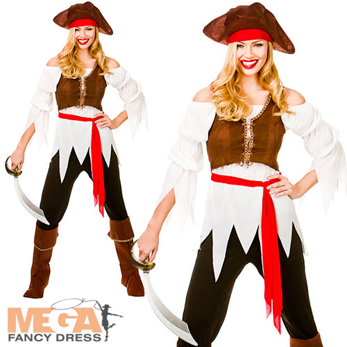 Ladies Pirate Shipmate Adventure Costume