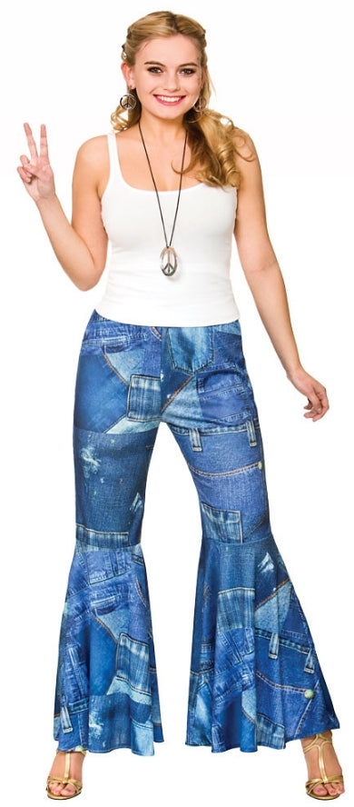 Funky Jeans Hippie 60s Ladies Trousers