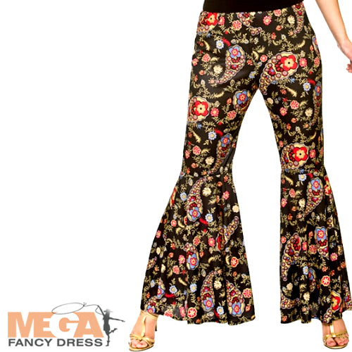 Is That The New Hippie Patchwork Print Wide Leg Trousers ??| ROMWE UK
