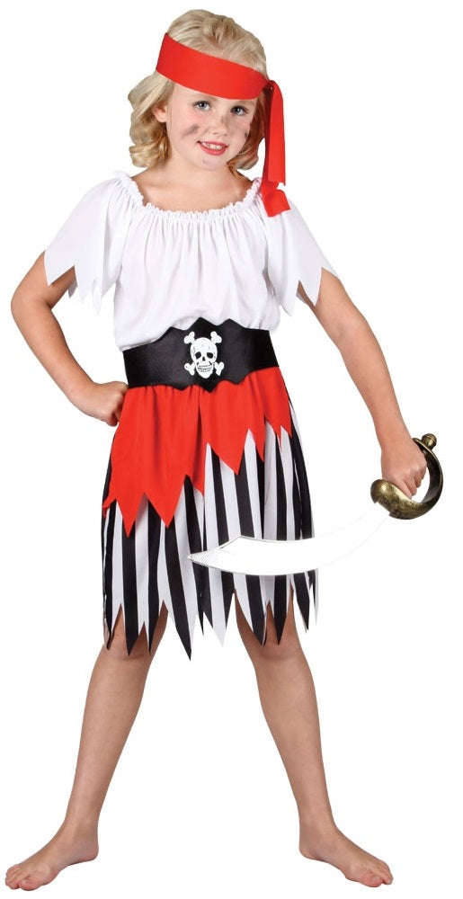 Girls High Seas Pirate Adventure Costume