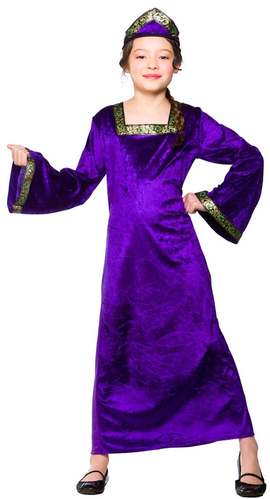 Girls Medieval Princess Tudor Book Week Costume
