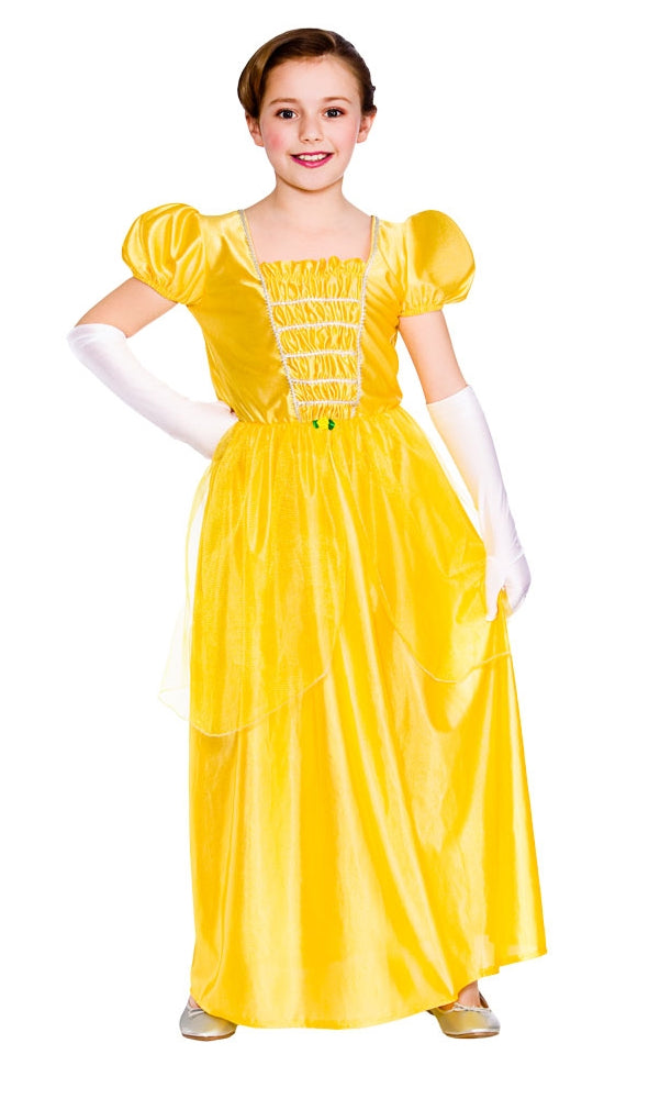 Yellow Beautiful Princess Fairytale Costume
