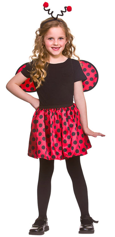 Girls Ladybird Set Cute Insect Costume