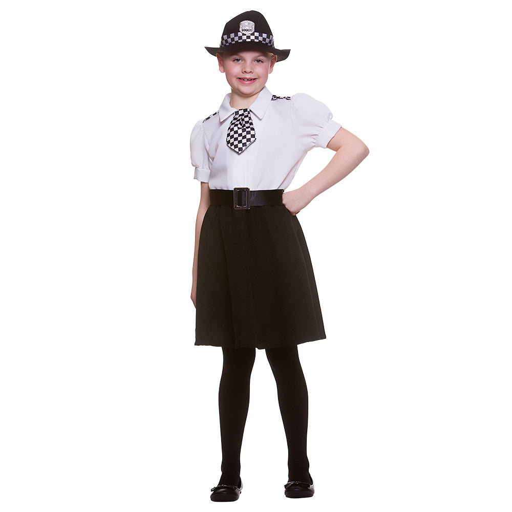 Girls Police Officer Law Enforcement Costume