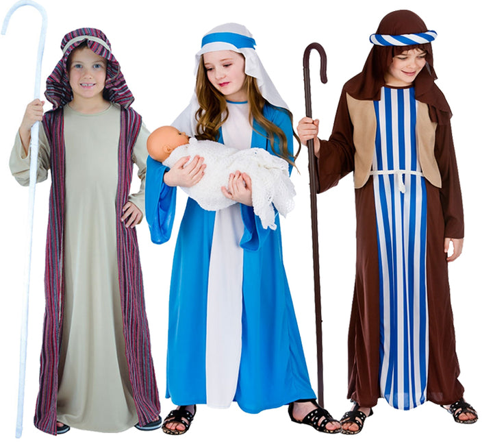 Kids Traditional Nativity Play Fancy Dress Costumes