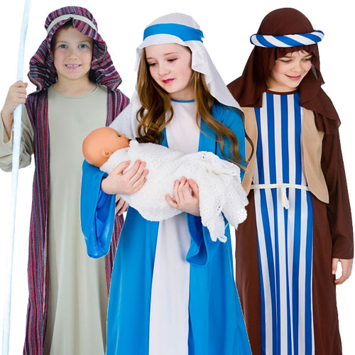 Kids Traditional Nativity Play Fancy Dress Costumes