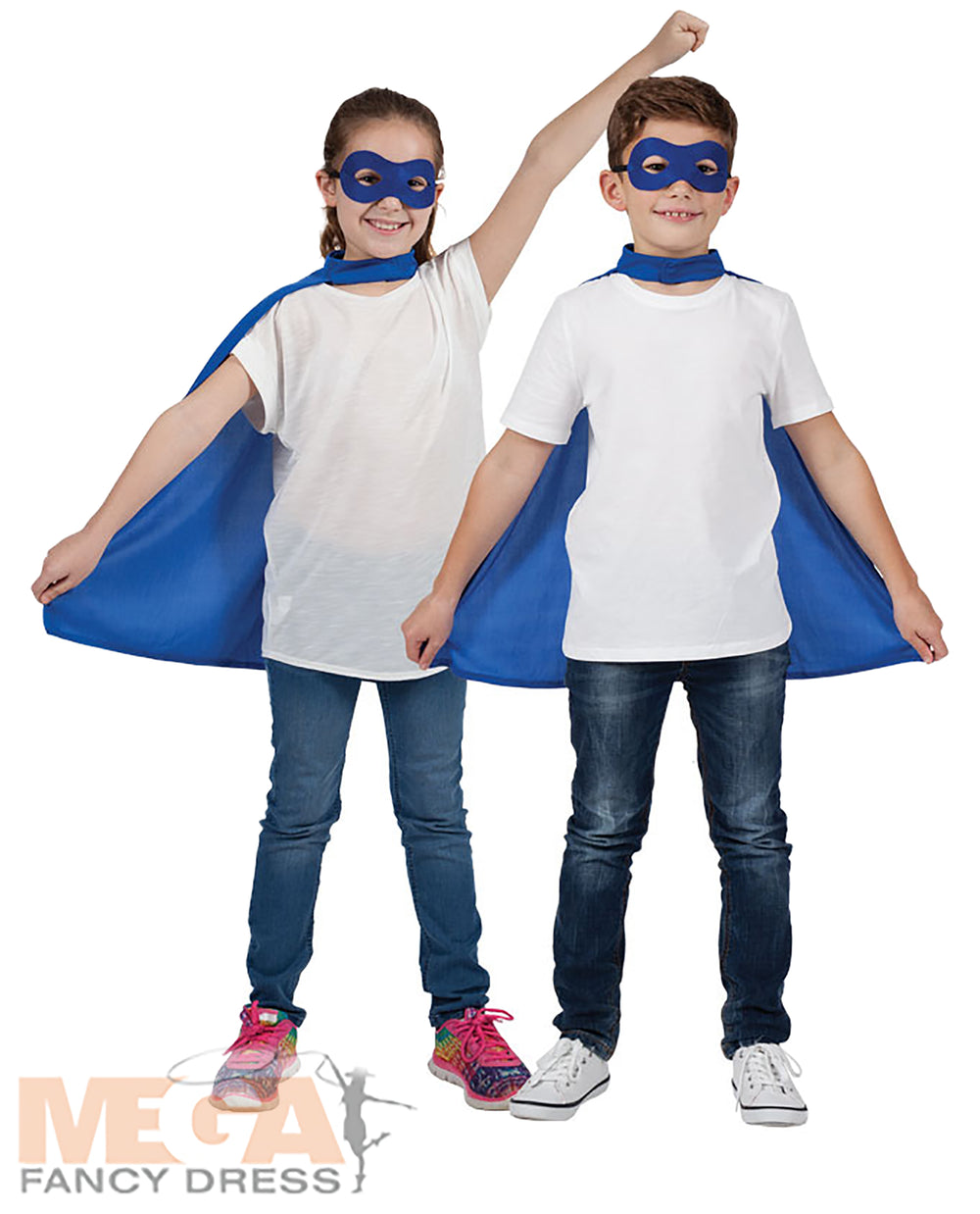 Kids Blue Superhero Cape