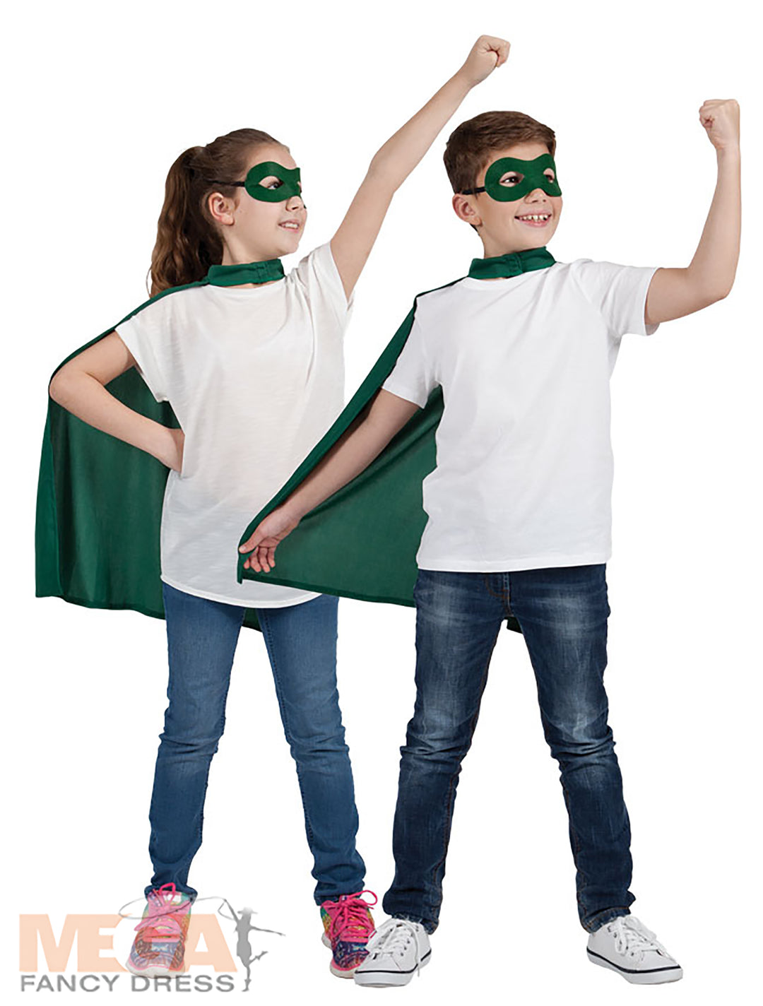 Kids Green Superhero Cape