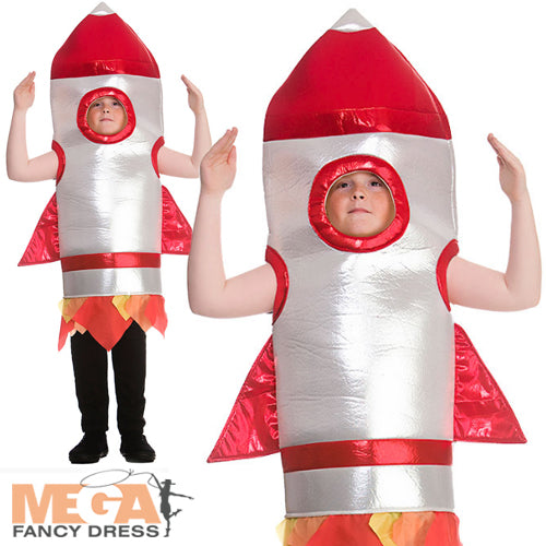 Space Mission Rocket Kids Costume Astronaut Outfit
