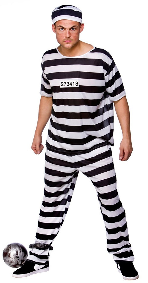 Prison Break Convict Themed Costume