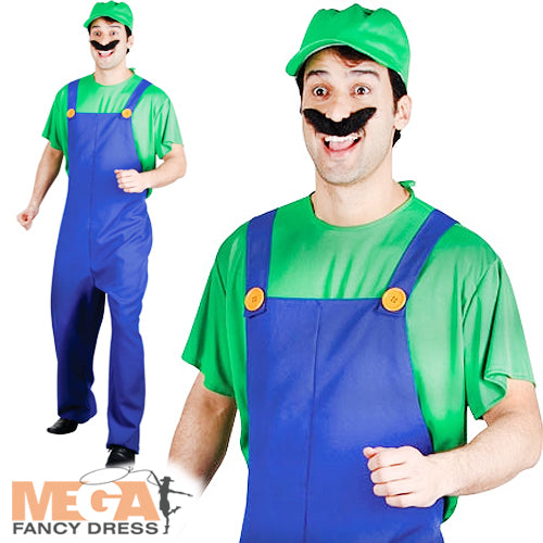 Funny Green Plumber Themed Costume